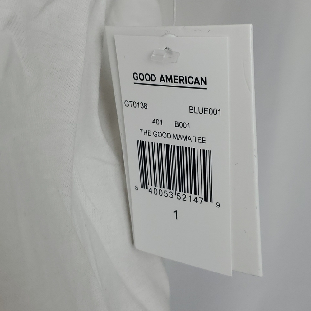 NWT Good American "Good Mama" Tee/ T-Shirt - Picture 8 of 15